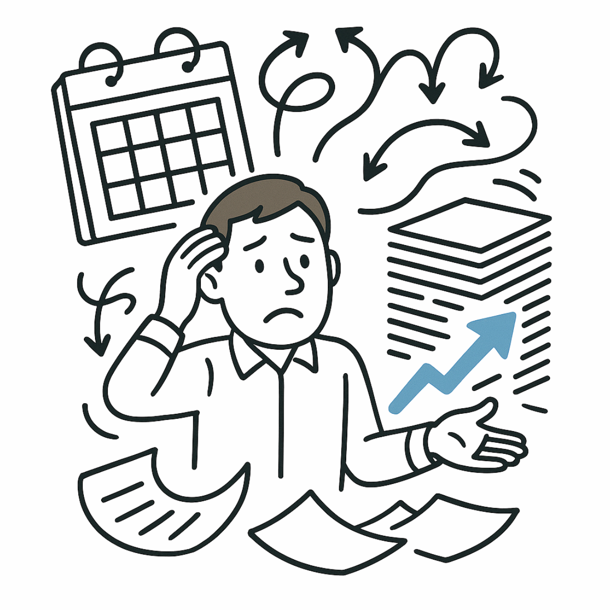Illustration Surcharge d'Information